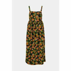 Warehouse Floral Cotton Button Front Midi Dress For Female -Warehouse Sales Store unnamed file 2824