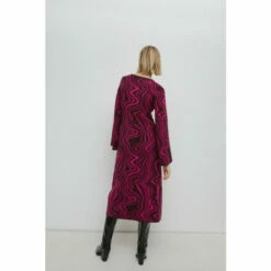 Warehouse Warped Jacquard Knit Midi Dress For Female -Warehouse Sales Store unnamed file 2829