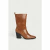 Warehouse Real Leather Mid Calf Western Boot For Female -Warehouse Sales Store unnamed file 2844