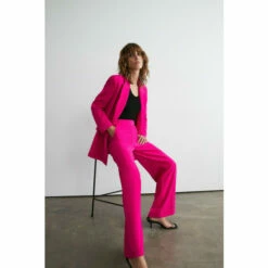 Warehouse Elastic Back Pintuck Wide Leg For Female -Warehouse Sales Store unnamed file 2854