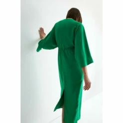 Warehouse Crepe Knot Cut Out Midii Dress For Female -Warehouse Sales Store unnamed file 2879