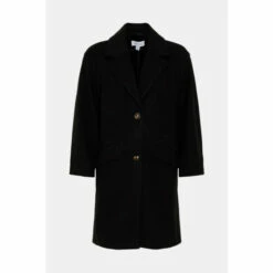 Warehouse Single Breasted Relaxed Tailored Coat For Female -Warehouse Sales Store unnamed file 288