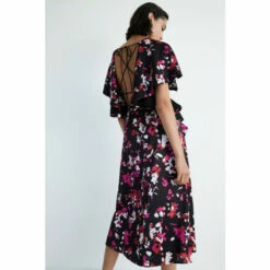 Warehouse Floral Ruffle Midi Dress For Female -Warehouse Sales Store unnamed file 2924