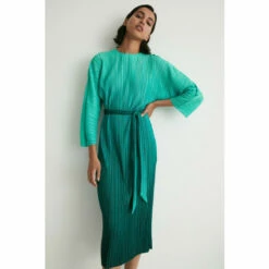 Warehouse Printed Plisse Batwing Midi Dress For Female -Warehouse Sales Store unnamed file 297