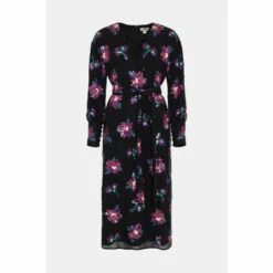 Warehouse Floral Wrap Dress For Female -Warehouse Sales Store unnamed file 2982