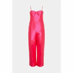 Warehouse Satin Twill Corset Jumpsuit For Female -Warehouse Sales Store unnamed file 3037