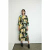 Warehouse Abstract Floral Belted Midi Dress For Female -Warehouse Sales Store unnamed file 3045