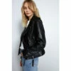 Warehouse Real Leather Biker Jacket For Female