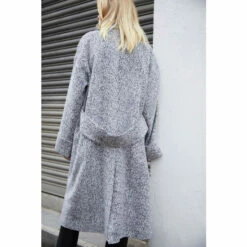 Warehouse Wool Blend Textured Oversized A Line Coat For Female -Warehouse Sales Store unnamed file 3098