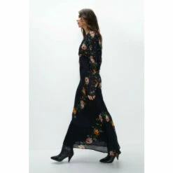 Warehouse Kara Rose Chiffon Diamante Detail Maxi Dress For Female -Warehouse Sales Store unnamed file 3102