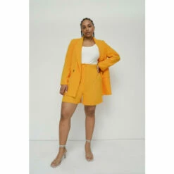 Warehouse Plus Size Fluid Tailored City Short For Female -Warehouse Sales Store unnamed file 313