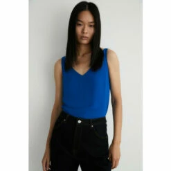 Warehouse V Neck Top For Female