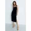 Warehouse Velvet Strappy Cross Back Midi Dress For Female -Warehouse Sales Store unnamed file 3173