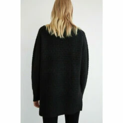 Warehouse Soft Honeycomb Stitch Funnel Jumper For Female -Warehouse Sales Store unnamed file 3197