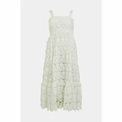 Warehouse Plus Size Lace Strappy Square Neck Maxi Dress For Female -Warehouse Sales Store unnamed file 32