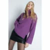 Warehouse Premium 100% Merino Wool Turn Up Cuff Jumper For Female -Warehouse Sales Store unnamed file 3221