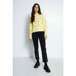 Warehouse Hand Embroidered Flower Pearl Knit Jumper For Female -Warehouse Sales Store unnamed file 3231