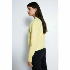 Warehouse Hand Embroidered Flower Pearl Knit Jumper For Female -Warehouse Sales Store unnamed file 3233