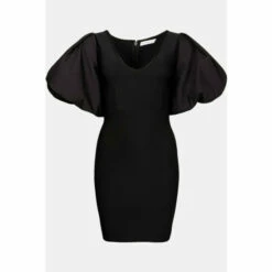 Warehouse Bandage V Neck Knit Dress For Female -Warehouse Sales Store unnamed file 3274