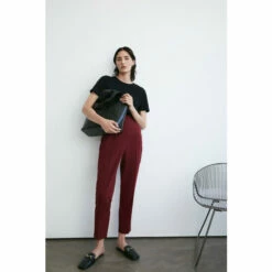 Warehouse Double Crepe High Waisted Dart Detail Trouser For Female -Warehouse Sales Store unnamed file 3287