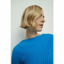 Warehouse Rib Pointelle Long Sleeve Knit Jumper For Female -Warehouse Sales Store unnamed file 3297