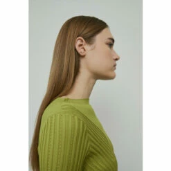 Warehouse Rib Pointelle Long Sleeve Knit Jumper For Female -Warehouse Sales Store unnamed file 3299