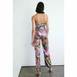 Warehouse Printed Sequin Halter Neck Wrap Jumpsuit For Female -Warehouse Sales Store unnamed file 332