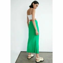 Warehouse Satin Midi Skirt For Female -Warehouse Sales Store unnamed file 3374