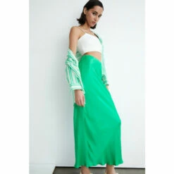 Warehouse Satin Midi Skirt For Female -Warehouse Sales Store unnamed file 3376