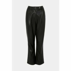 Warehouse Faux Leather Clean Peg Trousers For Female -Warehouse Sales Store unnamed file 3404