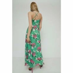 Warehouse Petite Strappy Wrap Maxi Dress In Floral For Female -Warehouse Sales Store unnamed file 342