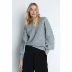 Warehouse Zip Detail Knit Jumper For Female -Warehouse Sales Store unnamed file 3430