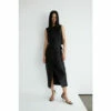 Warehouse Satin Twill Utility Detail Maxi Skirt For Female
