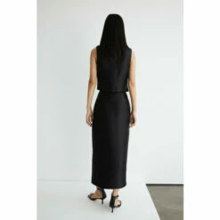 Warehouse Satin Twill Utility Detail Maxi Skirt For Female -Warehouse Sales Store unnamed file 3445