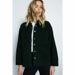 Warehouse Cord Oversized Pocket Front Shacket For Female -Warehouse Sales Store unnamed file 3470