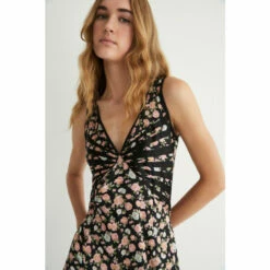 Warehouse Premium Fringing V Neck Maxi Dress For Female -Warehouse Sales Store unnamed file 3494