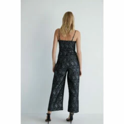 Warehouse Silver Jacquard Corset Jumpsuit For Female -Warehouse Sales Store unnamed file 3505