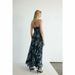 Warehouse Paisley Strappy Ruffle Wrap Maxi Dress For Female -Warehouse Sales Store unnamed file 3510