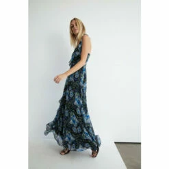 Warehouse Paisley Strappy Ruffle Wrap Maxi Dress For Female -Warehouse Sales Store unnamed file 3513