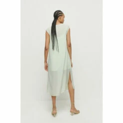 Warehouse Button Detail Sleeveless Midi Dress For Female -Warehouse Sales Store unnamed file 3580