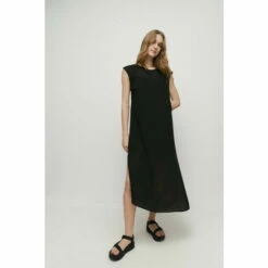 Warehouse Button Detail Sleeveless Midi Dress For Female -Warehouse Sales Store unnamed file 3583
