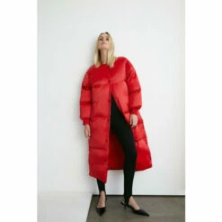 Warehouse Satin Maxi Padded Duvet Coat For Female -Warehouse Sales Store unnamed file 3603