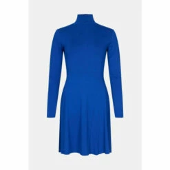 Warehouse Roll Neck Long Sleeve Short Dress For Female -Warehouse Sales Store unnamed file 3607