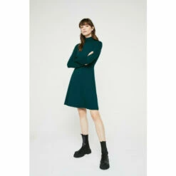 Warehouse Roll Neck Long Sleeve Short Dress For Female -Warehouse Sales Store unnamed file 3611
