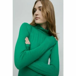 Warehouse Roll Neck Long Sleeve Short Dress For Female -Warehouse Sales Store unnamed file 3612