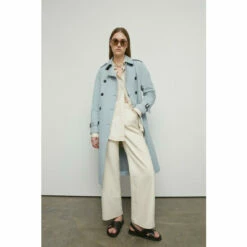 Warehouse Raglan Sleeve Belted Trench For Female -Warehouse Sales Store unnamed file 3625