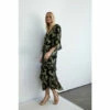 Warehouse Sparkle Jacquard V Neck Frill Maxi Dress For Female -Warehouse Sales Store unnamed file 3651