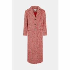 Warehouse Wool Blend Textured Single Breasted Coat For Female -Warehouse Sales Store unnamed file 3690