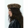 Warehouse Leopard Beret For Female -Warehouse Sales Store unnamed file 3705
