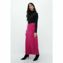 Warehouse Cord Pocket Detail Midi Skirt For Female -Warehouse Sales Store unnamed file 3773